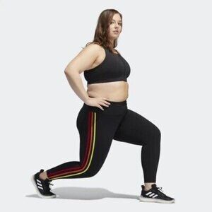 2️⃣ for $40 Like new sdidas 🌈 PRIDE leggings - with small flaw